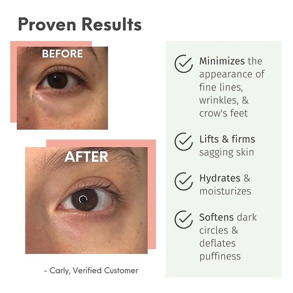 LilyAna Naturals rosehip and hibiscus anti-aging brightening eye cream - Picture 2 of 9